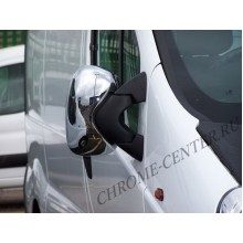 Накладки на зеркала (нерж.сталь) Renault Trafic / Opel Vivaro